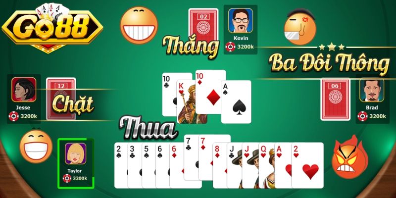 Các bộ bài (kết hợp bài) trong cách chơi sâm lốc