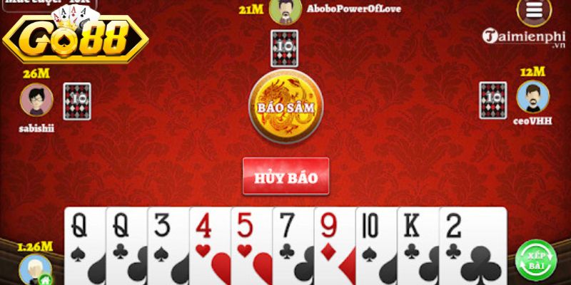 Giá trị quân bài sâm lốc