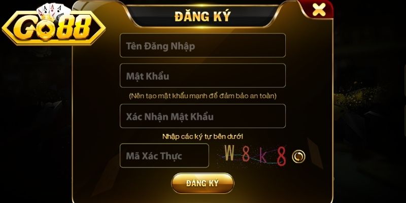 Chi tiết cách đăng ký tài khoản cá cược cơ bản tại Go88